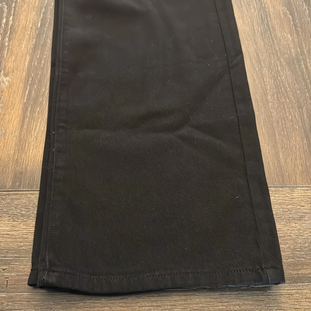 BLACK WIDE LEG JEANS SIZE MEDIUM